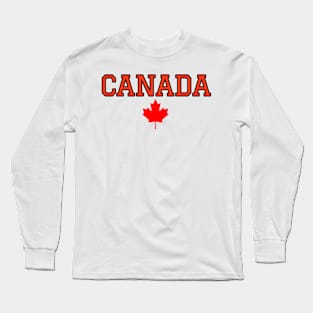 Canada day design for bright colors Long Sleeve T-Shirt